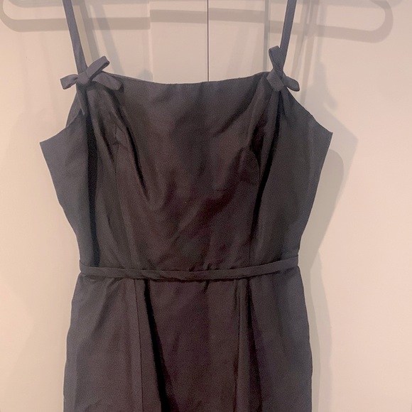 Breakfast at Tiffany’s American Vintage Lang Originals LBD with bows& buttons. - Picture 1 of 9